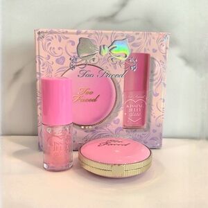 Too Faced Dream A Little Dream Blurring Blush & Lip Oil Gloss - NIB Retail $54